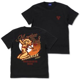 マクロスFrontier ノーズアートランカ Tシャツ/BLACK-L