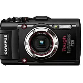 【中古】OLYMPUS デジタルカメラ STYLUS TG-3 Tough ブラック 1600万画素CMOS F2.0 15m防水 100kgf耐荷重 GPS+電子コンパス&内蔵Wi-Fi TG-3 BLK