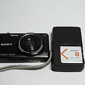 【中古】SONY デジタルカメラ Cyber-shot WX60 1620万画素 光学8倍 ブラック DSC-WX60-B