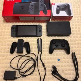 Nintendo Switch 本体＋純正プロコン＋256GB SDカードセット