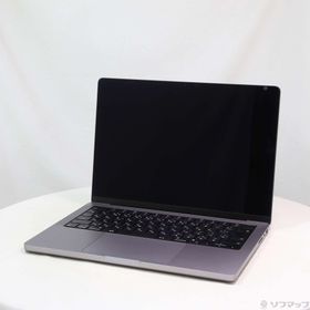 (中古)MacBook Pro 14.2-inch Late-2021 MKGP3J/A M1 Pro 8コアCPU_14コアGPU 16GB SSD512GB スペースグレイ (26.3 Tahoe)(269-ud)