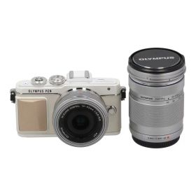 中古 ミラーレス一眼 ダブルズームキットOLYMPUS オリンパス E-PL7 EZダブルズームキット BHAA81276コンディションランク【B】（商品 No.82-0）