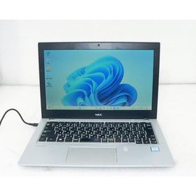 中古ノートパソコン Windows11 NEC VERSAPRO VKM17B-4 (PC-VKM17BZG4) Core i5-8350U 1.7GHz 8GB 256GB(NVMe SSD) 12.5インチ フルHD(1920×1080)