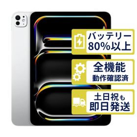 【美品】iPad Pro 11 M5 Wi-Fi 256GB <第6世代>【A3357】 < MDWL4J/A >｜シルバー｜本体【バッテリー100％】【整備済製品】K4RT