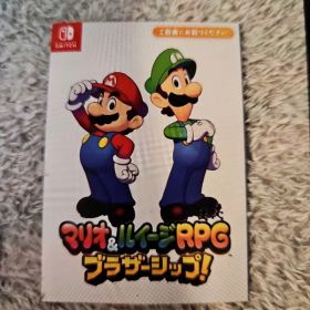 Nintendo Switch マリオ＆ルイージRPG ブラザーシップ！紙のみ