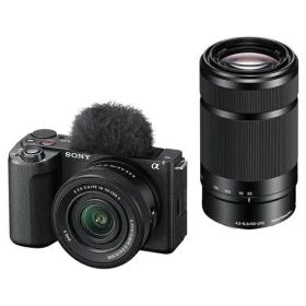【新品・2営業日で発送】SONY ソニー VLOGCAM ZV-E10II ダブルズームレンズキット ブラック(ZV-E10M2X／B)