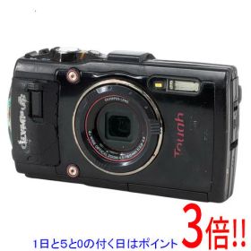 【1日と5.0のつく日、18日はポイント3倍！】【中古】OLYMPUS STYLUS TG-3 Tough ブラック 1600万画素 本体いたみ