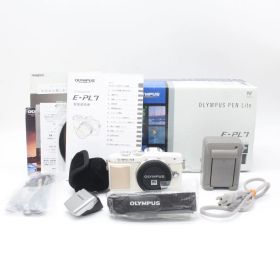 2856ショット！嬉しい本箱・説明書(汚れ有)付き■良品■ OLYMPUS PEN E-PL7 ボディ ホワイト