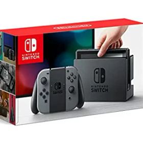 【中古】Nintendo Switch 本体 (ニンテンドースイッチ) 【Joy-Con (L) / (R) グレー】(キャンペーンプリペイド番号なし)