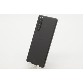 [中古]SIMフリー Sony Mobile Xperia 5 IV 256GB ブラック XQ-CQ44 外観ランクA