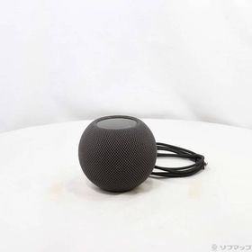 【中古】Apple(アップル) HomePod mini スペースグレイ MY5G2J／A 【377-ud】