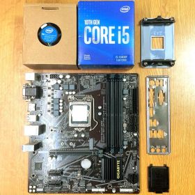GIGABYTE B460M + Intel Core i5 10400F
