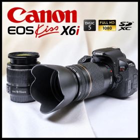Canon EOS Kiss X6i ダブルズーム 望遠300mm 初心者セット ダブルズーム スマホ転送 ダブルレンズセット 0421