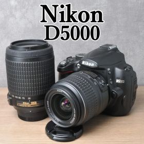新品級のショット数数❣️Nikon D5000⭐️ダブルズーム スマホ転送