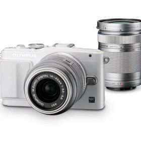 【中古】 オリンパス OLYMPUS ミラーレス一眼 PEN Lite E-PL6 ダブルズームキット ホワイト E-PL6 DZKIT WHT 当店保証30日間 人気 ミラーレス一眼 ミラーレス デジタルカメラ 中古
