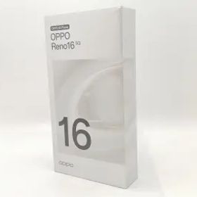 【未使用】Oppo 【SIMフリー】 OPPO Reno16 5G ポップホワイト 12GB 256GB CPH2865【津田沼】保証期間３ヶ月