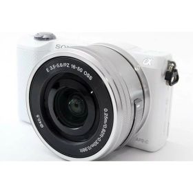 【中古】 ソニー SONY ミラーレス一眼カメラ α5000 ホワイトレンズキット ホワイト 美品 自撮りできる&Wi-Fiで 当店保証30日間 人気 ミラーレス一眼 ミラーレス デジタルカメラ 中古