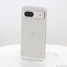 (中古)GOOGLE Google Pixel 8a 128GB ポーセリン GA049 au SIMフリー(344-ud)