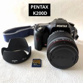 PENTAX K200D 本体 レンズ ストラップ SD 通電確認済 ジャンク