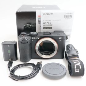 ■シャッター数4211枚！極上品■ SONY α7C II ボディ ブラック ミラーレス一眼カメラ ILCE-7CM2 ソニー