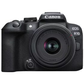 【中古】 キヤノン Canon ミラーレス一眼カメラ EOS R10 レンズキット(RF-S18-45)ブラック/APS-C/EOSR10-1845ISSTMLK 当店保証30日間 人気 ミラーレス一眼 ミラーレス デジタルカメラ 中古