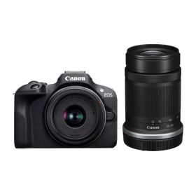 【中古】 キヤノン Canon ミラーレス一眼カメラ EOS R100 ダブルズームキット(RF-S18-45+RF-S55-210) ブラック/APS-C/約356g… 当店保証30日間 人気 ミラーレス一眼 ミラーレス デジタルカメラ 中古