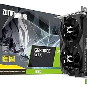 【中古】【39shop】ZOTAC★Gaming GeForce GTX 1660 6GB GDDR5 192ビット ゲーミンググラフィックスカード 超コンパクト ZT-T16600F-10L（良い）
