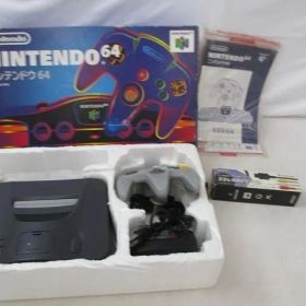 【まとめ売り 中古品】 ゲーム NINTENDO 64 本体 NUS-001 動作品 箱付き