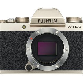 【中古】 富士フイルム FUJIFILM ミラーレス一眼 X-T100シャンパンゴールド X-T100-G 当店保証30日間 人気 ミラーレス一眼 ミラーレス デジタルカメラ 中古