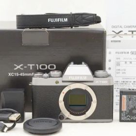 ☆極上美品☆ FUJIFILM フジフィルム X-T100 ボディー 元箱 付属品 ♯25101903