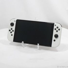 【中古】Nintendo(任天堂) Nintendo Switch 有機ELモデル Joy-Con(L)／(R) ホワイト 【352-ud】