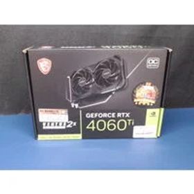 中古 MSI GeForce RTX 4060 Ti VENTUS 2X BLACK 8G OC (RTX4060Ti 8GB) 158559 状態： C:並品