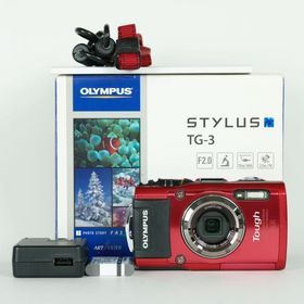 [良品] OLYMPUS STYLUS TG-3 Tough RED レッド | コンパクトデジタルカメラ コンデジ 中古
