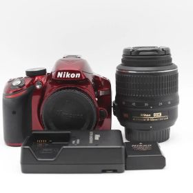 【極上品】 Nikon D3200 18-55 VR レンズキット レッド