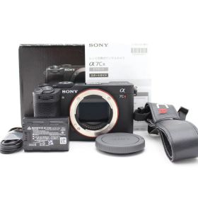 ショット数15420！■美品■ SONY ソニー フルサイズ ミラーレス一眼カメラ α7CR ボディ ブラック ILCE-7CR B ♯15505