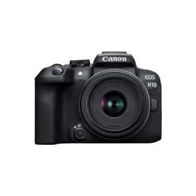 【新品】キヤノン Canon ミラーレス一眼カメラ EOS R10 RF-S18-45 IS STM レンズキット APS-C ブラック EOSR10-1845ISSTMLK