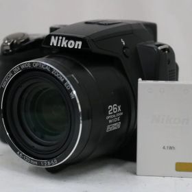 【返品保証】 ニコン Nikon COOLPIX P100 26x ブラック バッテリー付き コンパクトデジタルカメラ e15244