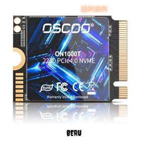 OSCOO 512GB M.2 2230 NVMe Gen4x4 PCIe SSD、3D NAND搭載、グラフェン放熱ソリューション、最大5200MB/s、Steam Deck・ASUS ROG Ally・M