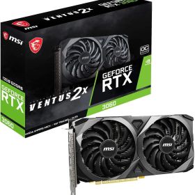 ✨未使用✨【 8G 】MSI GeForce RTX 3060 VENTUS 2X 8G OC グラフィックスボード VD8308