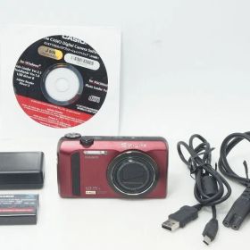 良品 CASIO カシオ HIGH SPEED EXILIM EX-ZR300 コンパクトデジタルカメラ レッド 260928a