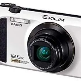 【中古】(非常に良い)CASIO カシオ デジタルカメラ EXILIM EX-ZR300WE ホワイト ハイスピード 高速連写
