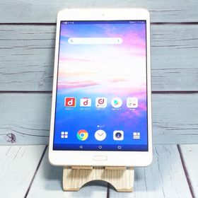 【送料無料】docomo dtab Compact d-02K ゴールド HUAWEI 本体 白ロム SIMロック解除済み SIMフリー B902355