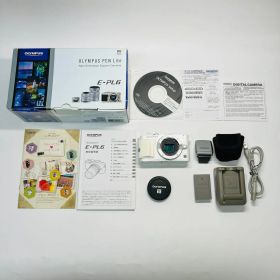 オリンパス PEN Lite E-PL6 ホワイト ミラーレス一眼 ボディ 元箱付き