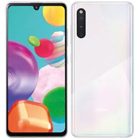 SAMSUNG UQmobile 【SIMフリー】 Galaxy A41 ホワイト 4GB 64GB SCV48