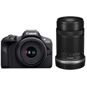 【納期約7〜10日】【お一人様1点まで】【代引き不可】◎キヤノン EOS R100 ダブルズームキット ミラーレス一眼カメラ EOSR100WZK