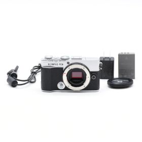 OLYMPUS PEN E-P7 ボディ シルバー｜マイクロフォーサーズ ミラーレス一眼 5軸ボディ内手ブレ補正 4K動画 軽量コンパクト OM SYSTEM【中古】