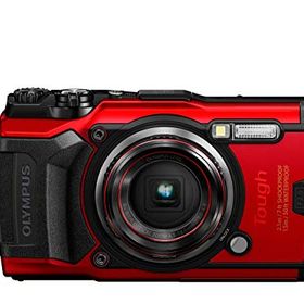 OLYMPUS デジタルカメラ Tough TG-6 レッド 1200万画素CMOS F2.0 15m 防水 100kgf耐荷重 GPS 内蔵Wi-Fi TG-6RED