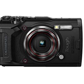 OLYMPUS デジタルカメラ Tough TG-6 ブラック 1200万画素CMOS F2.0 15m 防水 100kgf耐荷重 GPS 内蔵Wi-Fi TG-6BLK
