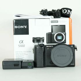[良品 | シャッター数13,921回] SONY α5100 ILCE-5100 ブラック | ソニーEマウント