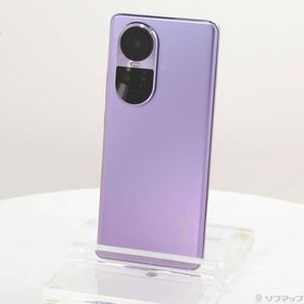 〔中古〕OPPO(オッポ) OPPO Reno10 Pro 5G 256GB グロッシーパープル A302OP Softbank SIMフリー〔258-ud〕